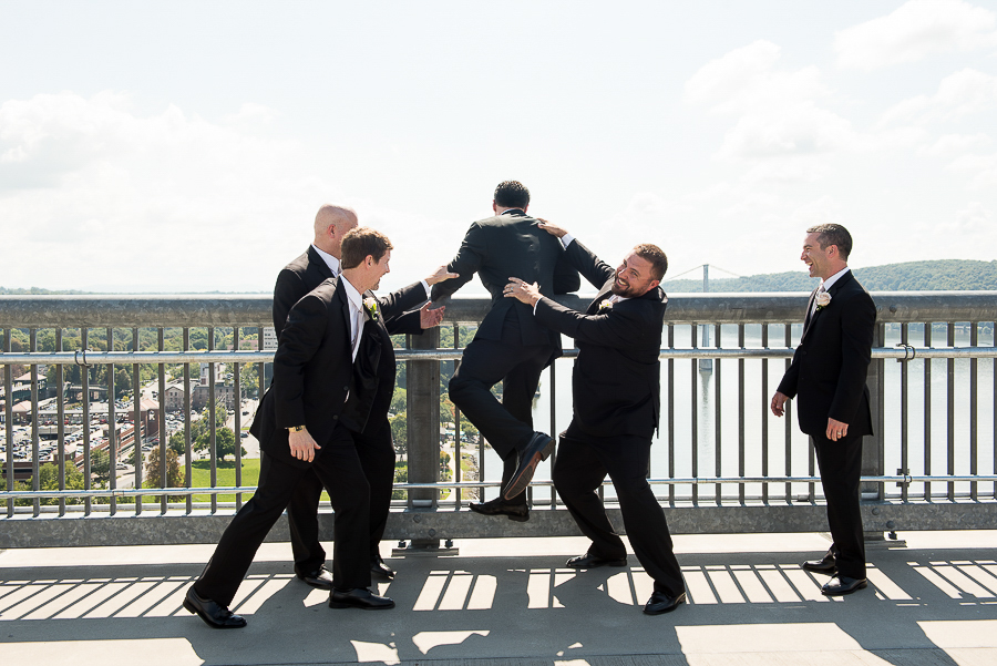 Walkway Over the Hudson Wedding Party Photography
