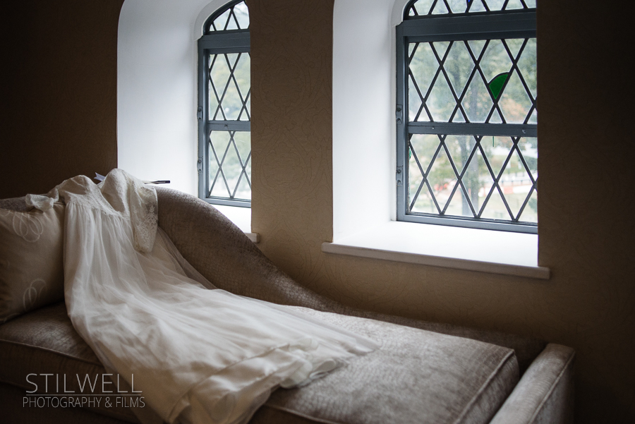 Stilwell Photography Wedding Gown Feature Thayer Hotel Wedding