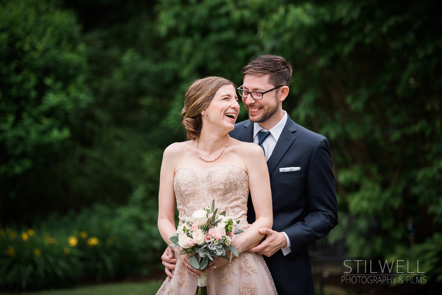 Crabtree's Kittle House Wedding Bride and Groom