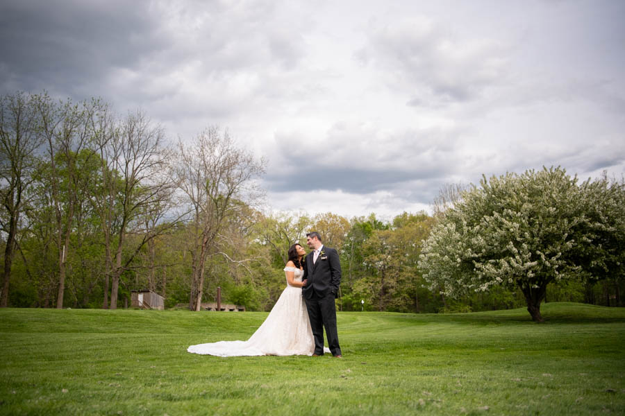 West Hills Country Club Bride and Groom Portrait
